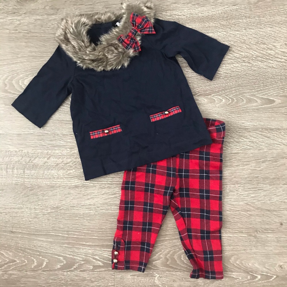 Janie and Jack matching Christmas set